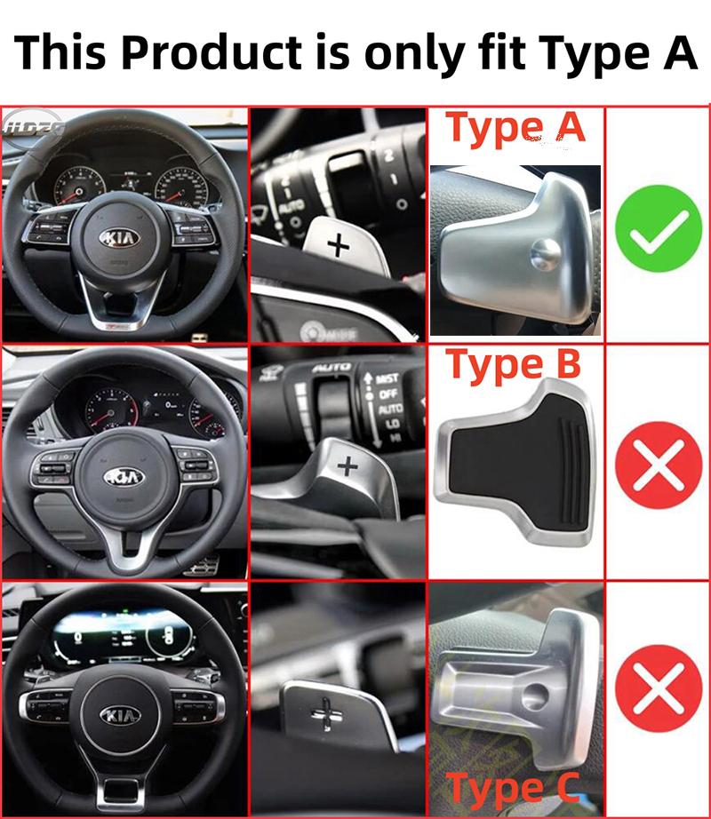 Подрулевые лепестки переключения передач для Kia Sorento 4 UM MQ4 GT-Line X-LINE Plug-In Hybrid 2016-2024 Наклейка-удлинитель на руль автомобиля