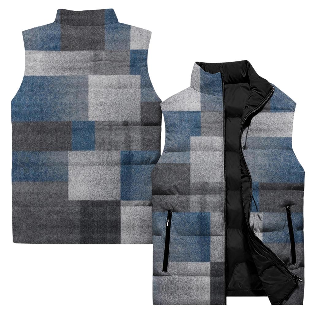 Ladies' Casual And Fashionable Sleeveless Vest Floral Pattern Printed Cotton Jacket