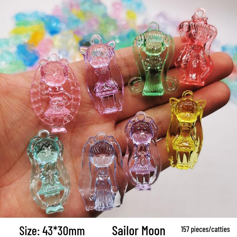 Colorful Mini Acrylic Milk Bottle Cartoon Ornaments - Cute Handmade DIY Decorative Accessories