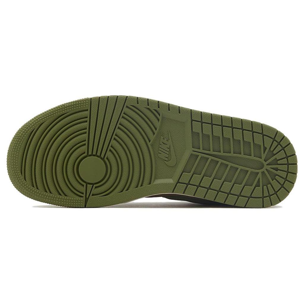 Air Jordan 1 Low SE Olive Brown Kelp Женские кроссовки Green Sky-J-Light-Olive Sail FB9893-300