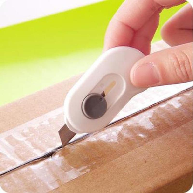 Paper Cutter 1/3pcs Mini Portable Knife Razor Blade Office Supplies