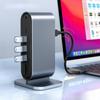 12-in-1 Vertical Docking Station Thunderbolt 3 Multi-port Laptop Hub Expansion Adapter