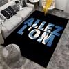"Allez L'OM Blue Carpet Design" Suitable As a Non-slip Mat for the Living Room or Bedroom Sofa