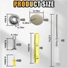 60PCS Car Roof Headliner Repair Rivets Retainer Buttons, Auto Roof Repair Kit Car Roof Snap Rivets, Fixing Repair Buckle For Car Interior Ceiling