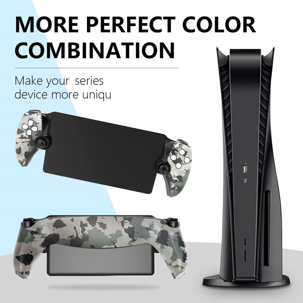 Защитная крышка для корпуса геймпада для PS Portal, устойчивая к царапинам, камуфляжная накладка для консоли, водонепроницаемый защитный чехол