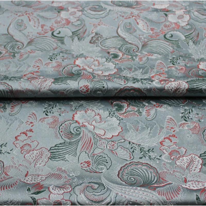 100x75 см жаккардовая шелковая парчовая ткань в китайском стиле китайский хам чонсам одежда декоративная ткань для подушек ткань для подушек