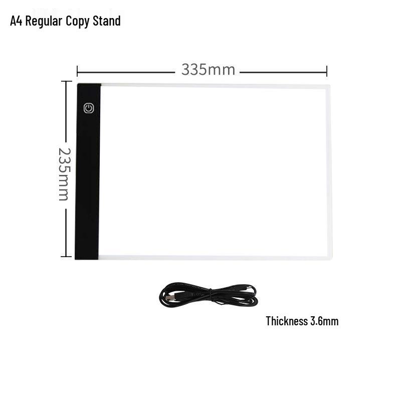 A4 LED Anime Drawing Board - Light-Up Tracing Table for Calligraphy, Sketching, and Diamond Painting.