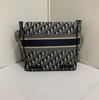 [Pre-Owned] Camp Classic Monogram Embroidered Vintage College Style Canvas Shoulder Bag - Excellent #10G55ZF
