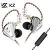 KZ ZSX Terminator 12 Unit Circle Iron Проводные наушники Металлические внутриканальные игровые мобильные телефоны с пшеничными наушниками