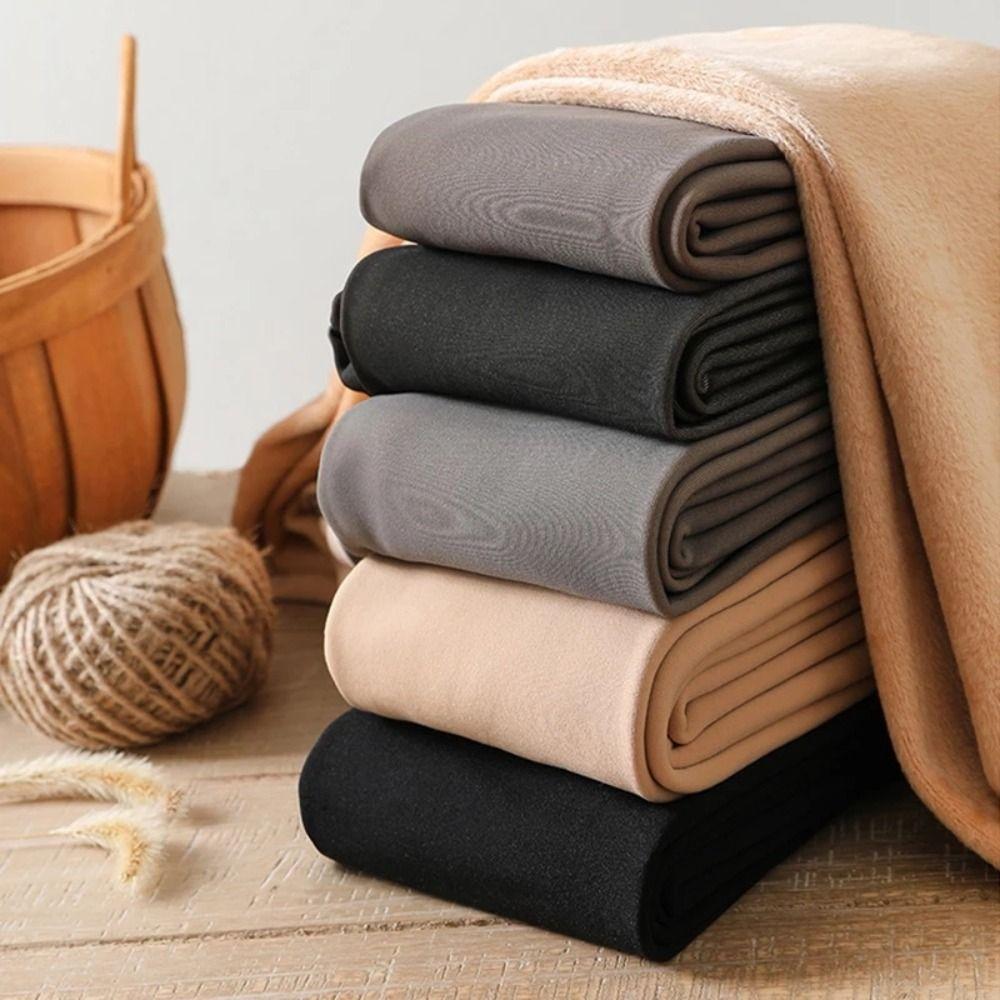 Translucent Hip Lifting Winter Push Up Pants Pantyhose Women Plus Size Leggings Thermal Stocking
