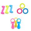 Pet Chew Toy Soft Rubber Bite-resistance Bone Shape Teeth Grinding Chewing Toys for Small Dogs Training Pet Supplies