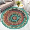 Ethnic Retro Style Round Carpets Nordic Bedroom Decor Carpet Large Area Living Room Rugs Simplicity Study Cloakroom Lounge Rug