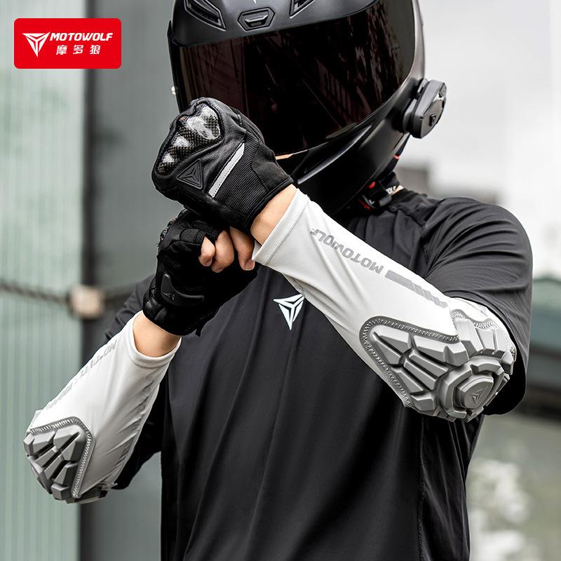 Motowolf Летние Мотоциклетные Налокотники Эластичные Дышащие Мотокросс Защита Локтя Взрослый Велосипедный Налокотник Мото Защита