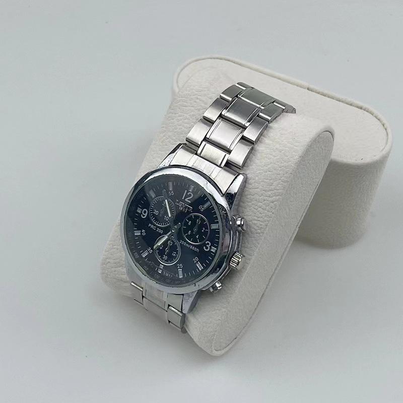 Универсальная бархатная кожаная коробка для часов и держатель-подушка для механических наручных часов