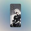 Ударопрочный чехол для телефона N-NieR Automata 2B для Samsung Galaxy S25, S24, S21, S22, S23, S30, с подставкой