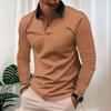 Men's Sweatshirt Unisex Minimalist Outdoor Camping Lightweight Tops Peplum Long Sleeve Polo Shirt