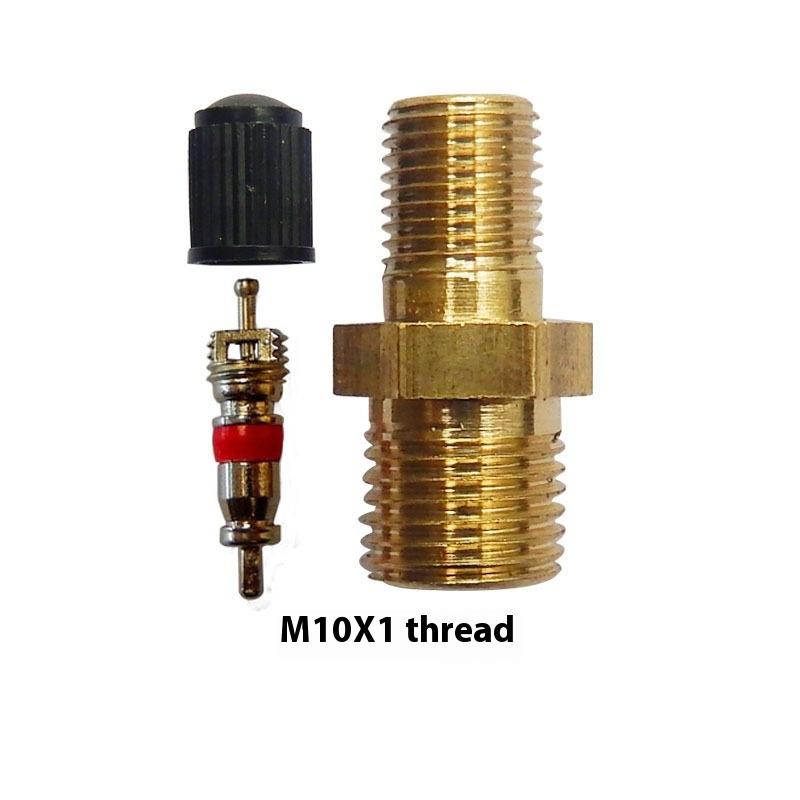 1Pcs Anti Corrosion Schrader Valve 1/4 NPT 1/8 NPT M10 For Air Compressor Tank Automobile Tire Core