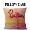 Flamingo Series Throw Pillow Covers With Digital Printing Of Short Plush Fabric Car-Shaped Sofa Cushion For Office Home Decor