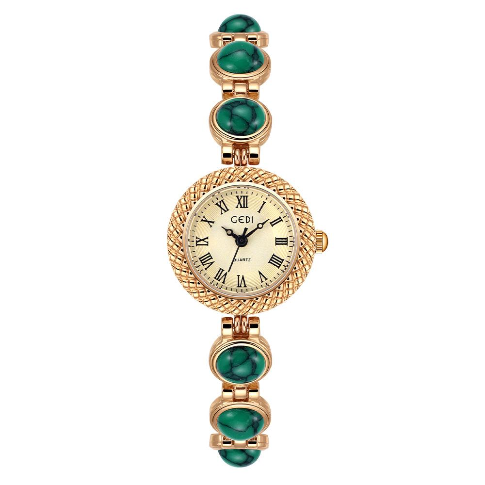 Женские винтажные часы-браслет класса люкс, брендовые, высококлассные, с семицветной цепочкой, модные женские кварцевые наручные часы в подарок