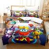 Супер Мультяшные Крылья Постельный Комплект, Пододеяльник Одеяло Набор для Кровати Наволочка, Размер Кинг Квин Твин для Мальчиков Девочек Взрослых
