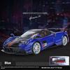 1/18 Модель спортивного автомобиля Pagani Huayra Cool из сплава, Имитация деталей интерьера, Крутое освещение и звуковые эффекты, Изысканные настольные украшения