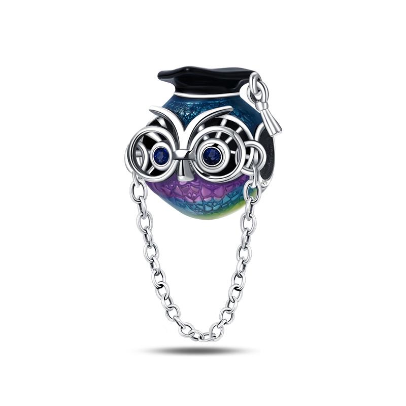 925 Silver Gem Butterfly Dragonfly Flowers Charms Pendant Fit Pandach 925 Bracelets DIY Little Fresh Jewelry