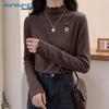 Женская базовая футболка с длинным рукавом и краем-салатом Jeanswest