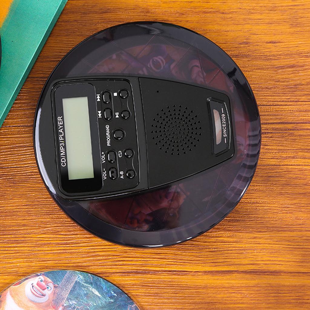 Rechargeable CD Player Portable Compacts Shockproof Portable CD Player with Earphone Walkman CD Player LCD Display