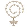 Collar Hop Para Hombre Cross Pendant with Cuban Chain CZ Jewelry Set Ready Stock Bulk