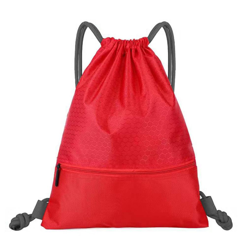 Waterproof Sports Drawstring Backpack for Fitness, Basketball, and Football Storage