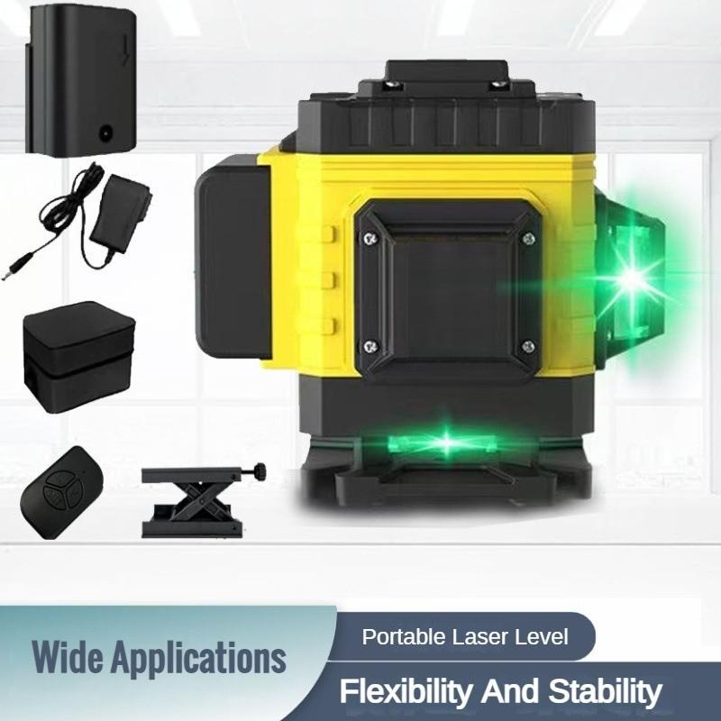 8/12/16 Line New Green Light Laser Level 360° Horizontal and Vertical Cross Measuring Tool High Precision Infrared Automatic Level