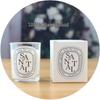 Clear scented candle - romantic valentine's day gift with essential oil