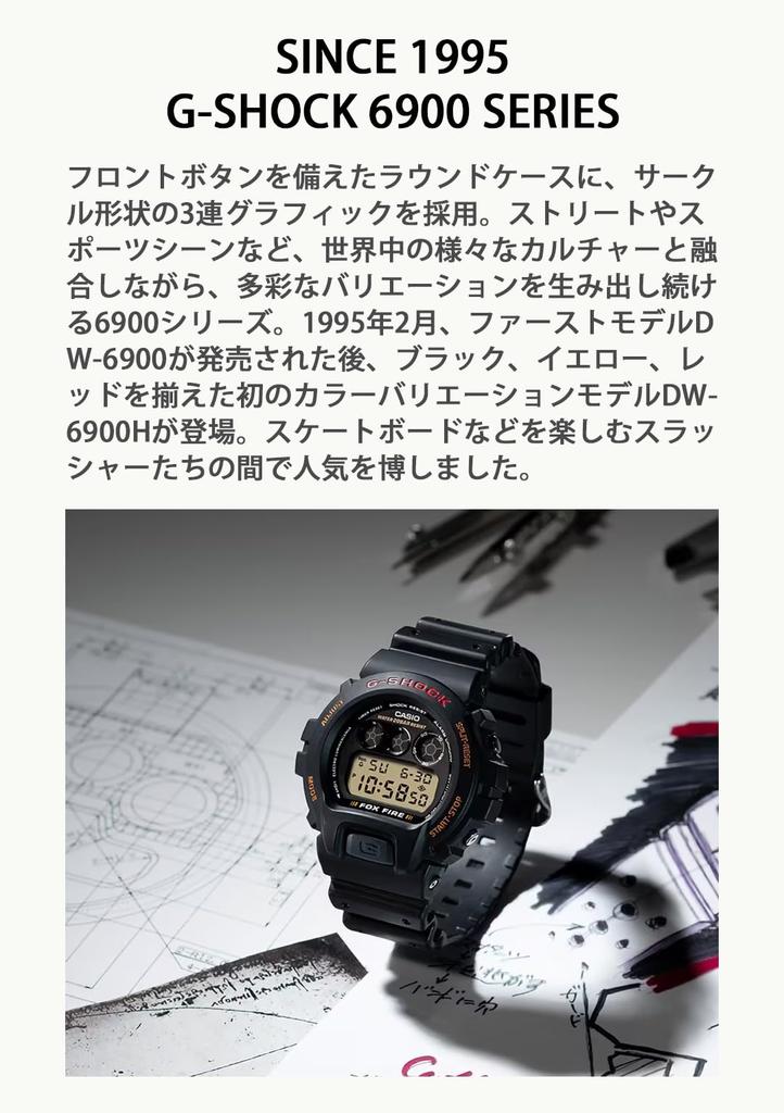 Casio G-Shock DW-6900 Модели к 30-летию DW-6900TR-1JR Мужские часы, Черные (Официальный японский продукт)