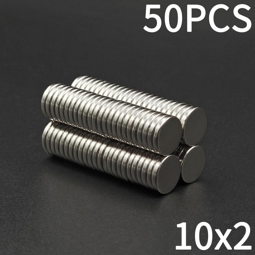 10/20/50 шт. 10x2 супер сильный магнит 10 мм X 2 мм круглый магнитный неодимовый магнит NdFeB N35 мощный дисковый иман 10*2