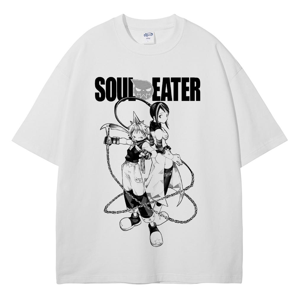 2025 2025 Unisexga Soul Eater T Shirt MAKA ALBARN SOUL EATER Tshirt Unisex Women Clothes High Quality Cotton Summer Short Sleeve Tee S