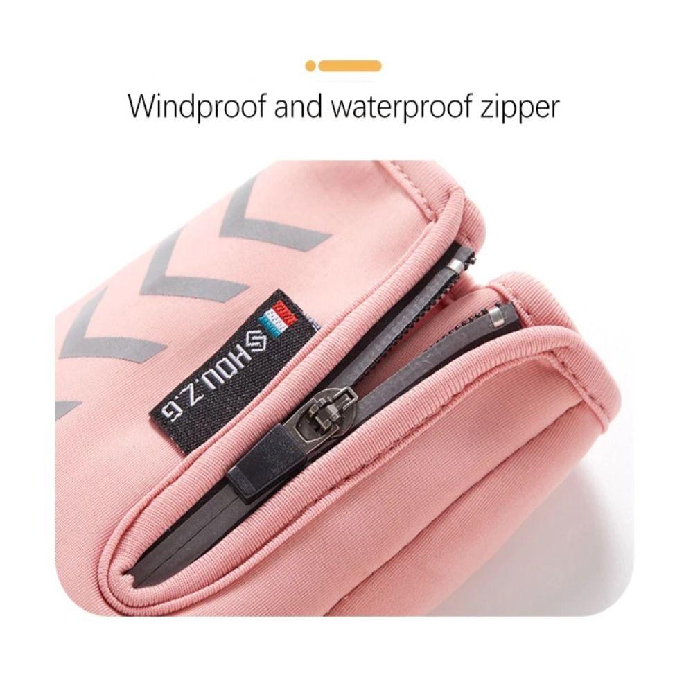Cold Wingproof Warm Kids Gloves with Zipper Bicycle Sports Mittens  Kids Gift