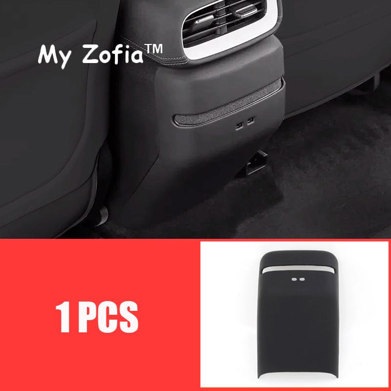 For Xpeng G6 2023 2024 Xiaopeng G6 Car Rear Anti Kick Pad Armrest Box Protective Cover ABS Interior Modification Accessories
