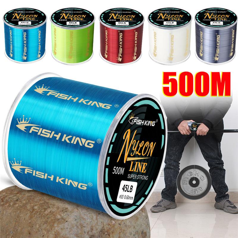FISH KING нейлоновая леска 3000 м/500 м 4,13-34,32 фунта, материал мононити, леска для снастей для ловли карпа