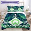 Custom Name SV Werder Bremen Pattern Bedding uilt Set uilt Cover Pillowcase Home Decoration Birthday Gift (1*duvet cover+2*pillowcase without core)