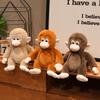 Famous Baby Panchi Plush Toy Cute Thumb Monkey And Red Orangutan Mom Soft Doll Stuffed Animal Plushies Lovely Gift