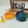 Вращающаяся балерина из 3D-печати, игрушка-антистресс, танцовщица балета, расширяемая сенсорная игрушка, вращающаяся спираль, игрушка для снятия стресса на стол для взрослых