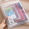 A4/A5/B5 Binder Storage Booklet PP Photo Album Practical Family ID Storage Bag  School