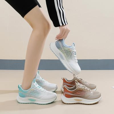 Женские легкие кроссовки для ходьбы, повседневные дышащие кроссовки без застежек, кроссовки для тенниса, обувь для тренировок на шнуровке, кроссовки для бега для женщин