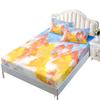 Mattress Three-Piece Illustration Cartoon Bedspread Pillowcase Mattress Protective Cover