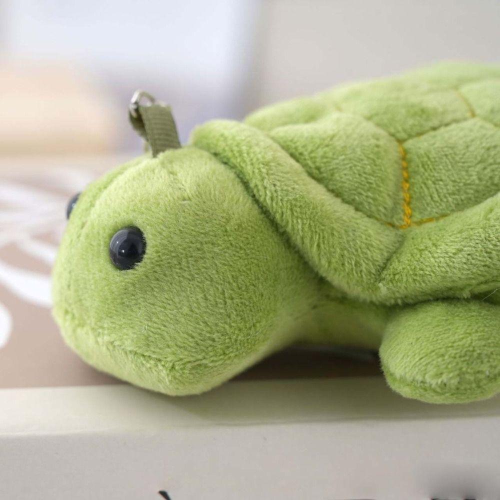 Animal Plush Turtle Pendant Cartoon Green Doll Key Ring Hanging Ornaments