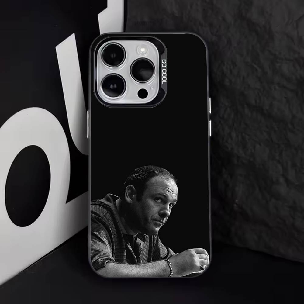 Чехол на телефон T-Tony S-Soprano Cool для iPhone 17,16,15,14,13,12,11,Pro,Max,Plus,E,Air,Mini Черный ТПУ Чехол