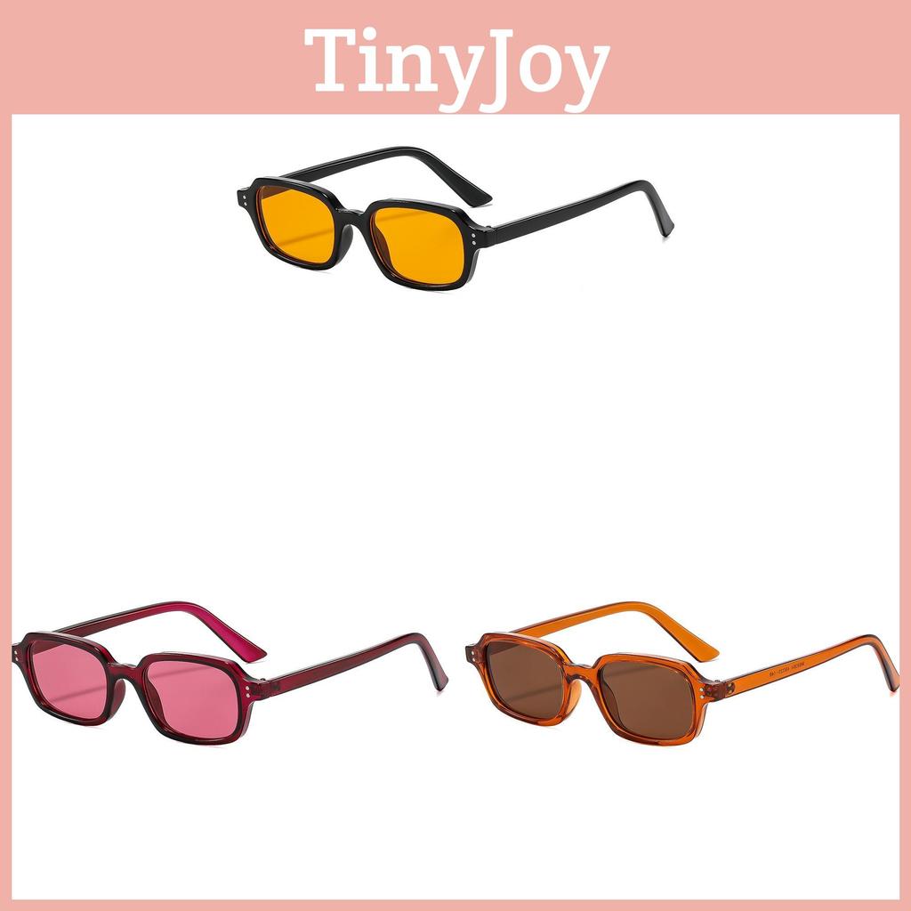 Retro Geometric Square Glasses For Outdoor Activities With Uv400 Antiuv Lens For Unisex