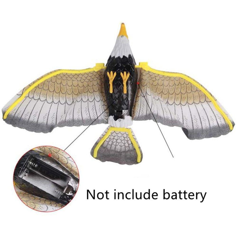 Retractable Funny Cat Teasering Simulation Bird Toy Interactive Cat Toys Flying Bird Electric
