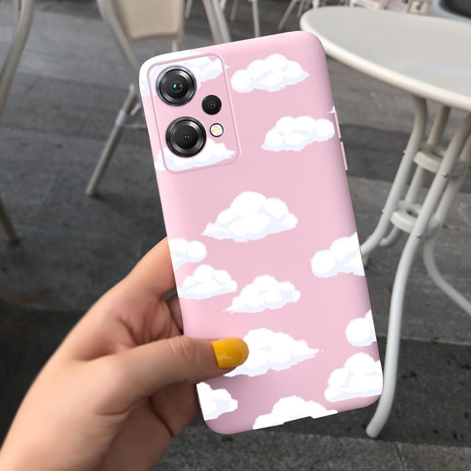 Чехол для телефона One Plus Nord CE 2 Lite Мягкий матовый силиконовый ТПУ задняя крышка для OnePlus Nord CE2 Lite 5G Мобильные чехлы Цветок Capa