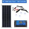 100W Solar Panel Kit Dual 12V USB With 30A/60A /100A Controller Solar Cells Poly Solar Cells for Car Yacht RV Battery Charger